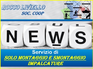 servizio di montaggio e smontaggio impalcature